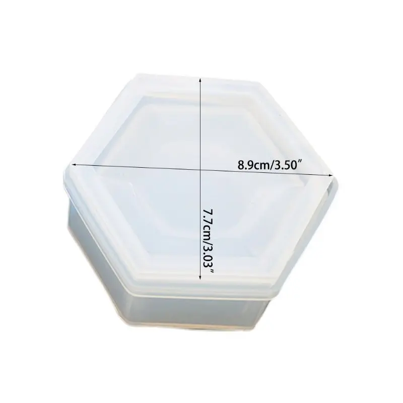 

Box Resin Molds, Jewelry Box Molds with Heart Shape Silicone Resin Mold B95F