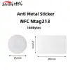5pcs NFC Tag Ntag213 Tags Anti Metal Sticker 13.56MHz ISO14443A 213 Metallic Badges Key Token Patrol Universal Label 1