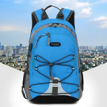 

Mini Backpack Waterproof Front Nylon Rope Large Capacity Students Shoulder Bag 517D
