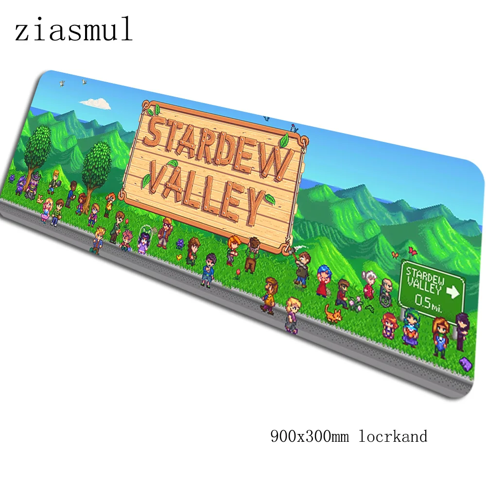 Stardew valley коврик для мыши 900x300x3 мм коврики для мыши большой игровой коврик для мыши геймер Популярные персонализированные коврики для мыши Клавиатура ПК коврик - Цвет: Size 900x300x3mm