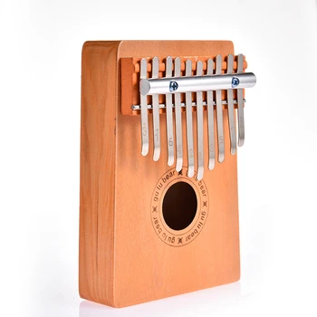 

5/10/17 Keys Kalimba Thumb Piano Wood Mahogany Body Musical Instrument For Beginner Kalimba Bag with DIY Replacement Part Holder