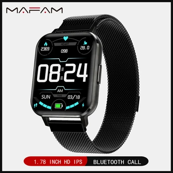 

MAFAM DT X Smart watch Men Women IP68 Waterproof Swimming 1.78 inch HD Full Touch Display Multiple Sports Smart Watch PK IWO 8 9