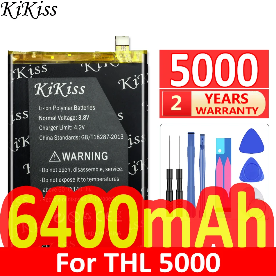 For THL 5000 6400mAh Smart Phone High Capacity Battery | Мобильные телефоны и аксессуары