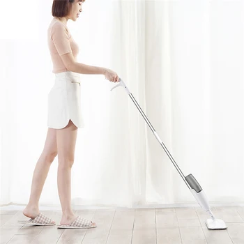 

Deerma Water Spraying Sweeper Floor Cleaner Carbon Fiber Dust Mops 360 Rotating Rod 350ml Tank Waxing Mop Lazy
