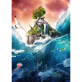 

Backdrop For Photography Sea Baby Birthday Party Child Photo Background Photocall Photostudio