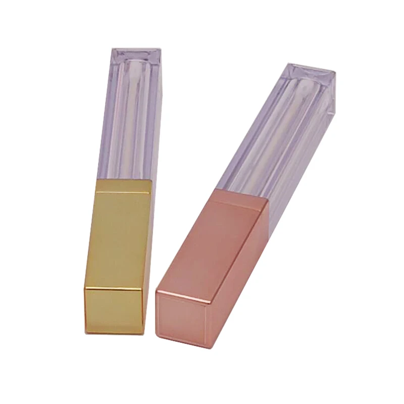 10/30pcs High Class Rose Gold Lip Gloss Bottle,Plastic Empty Cosmetic Oil Refillable Tube, Liquid Lipstick Storage Bottle