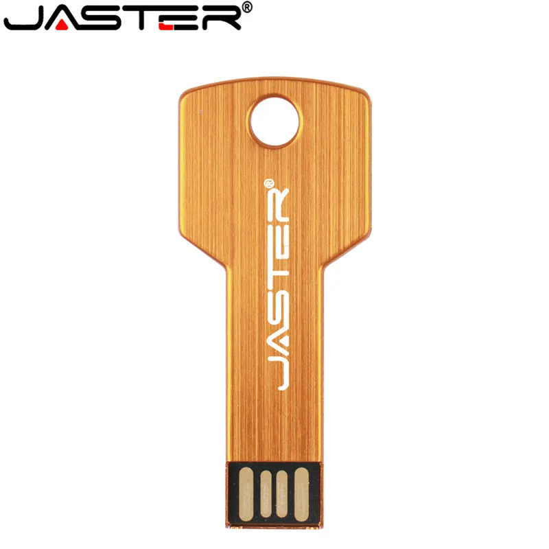 USB флеш накопитель в форме ключа JASTER водонепроницаемый 64 ГБ 32 16 8 4 флешка с