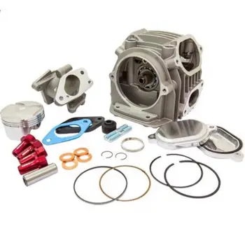 

Cylinder head EX21 IN24 4V MSX125 GROM 4 valves intake manifold piston kit racing parts tuning big bore msx grom 125 set
