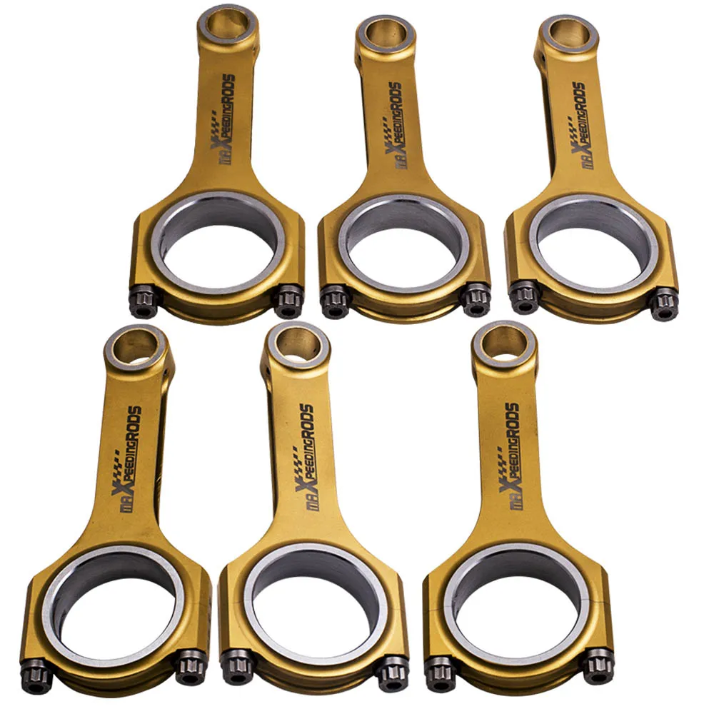 Titanizing Connecting Rods For BMW 3 Series E46 1998-2007 325 xi 328 330 Connect Rod Conrods + ARP Bolts 600-800HP |