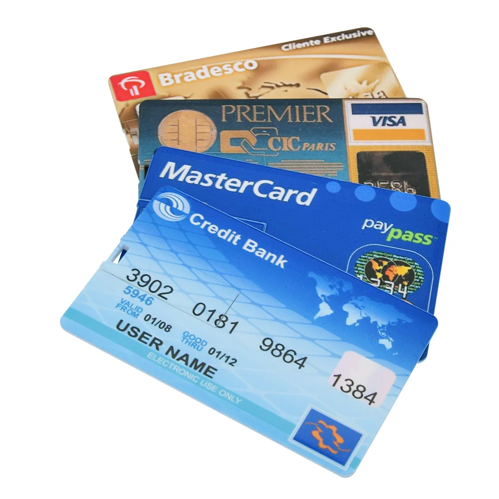 Карта памяти Usb флеш накопитель 32 ГБ 4 HSBC American Express Кредитная карта Master Visa USB 2 0 64 Гб