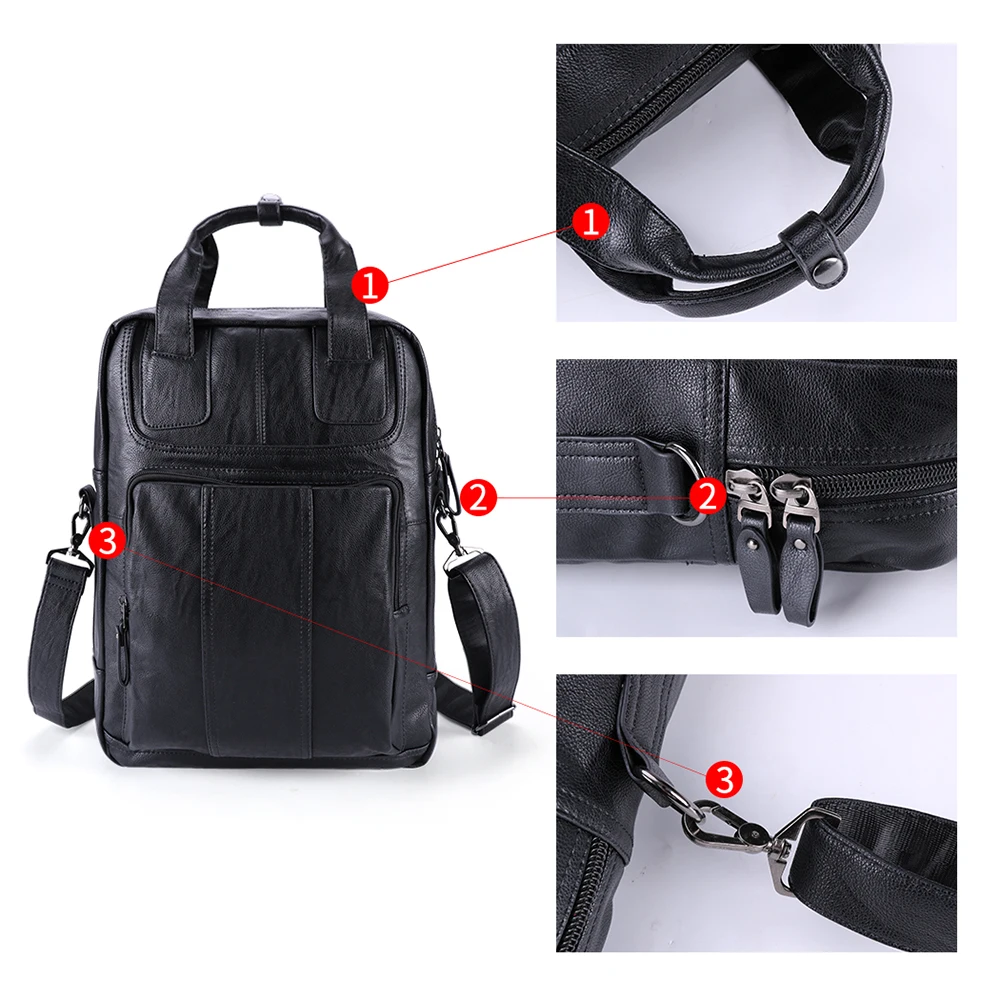JOYIR мужской рюкзак из искусственной кожи, мужской модный рюкзак 15," для ноутбука, мужской рюкзак для путешествий, многофункциональные школьные сумки, Mochila