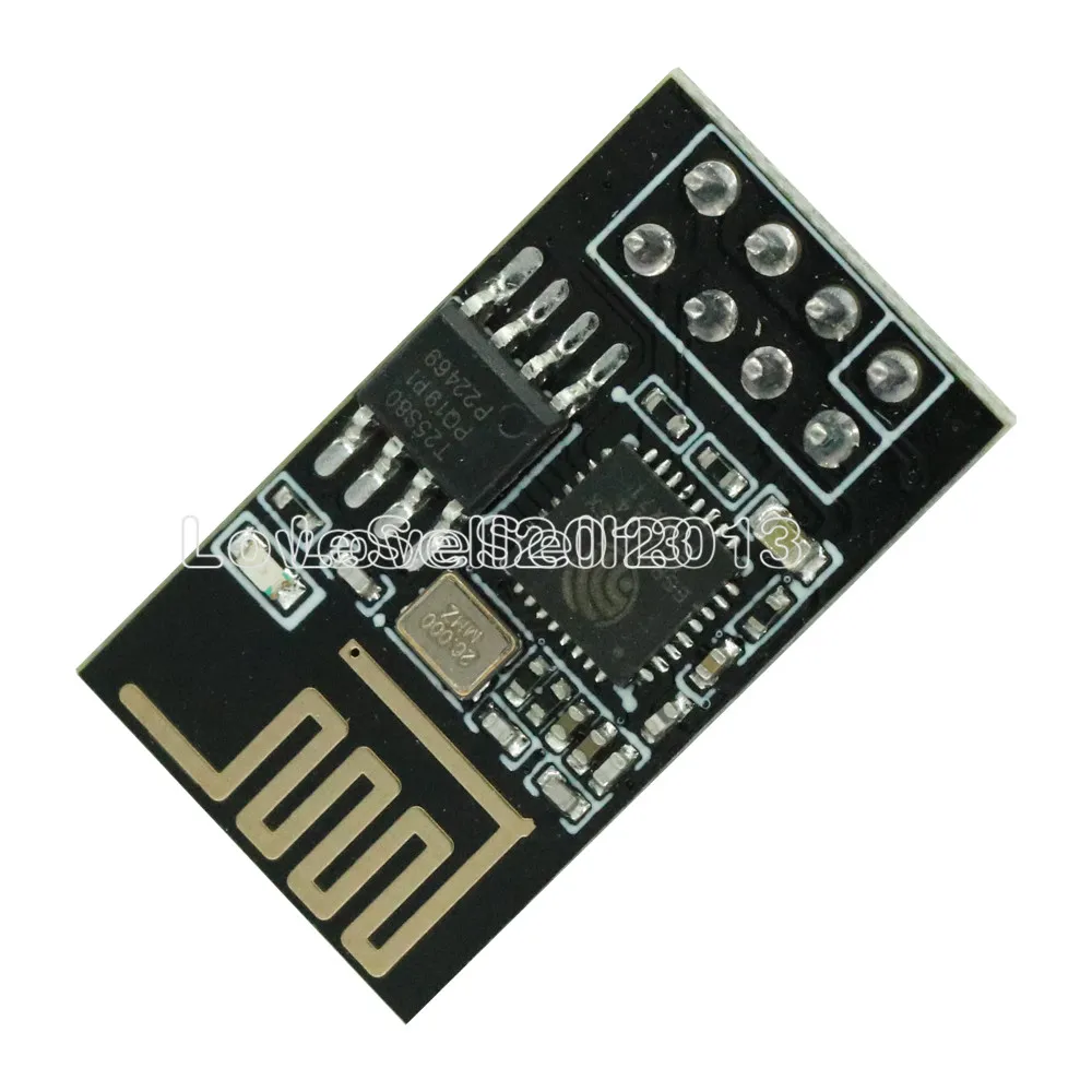 ESP8266 5 в Wi-Fi релейный модуль ESP-01S DS18B20 DHT11 RGB светодиодный пульт дистанционного управления - Цвет: ESP-01S