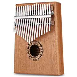 W-17 T 17 Keys Kalimba «пианино для больших пальцев» высокое качество дерево красное дерево корпус музыкальный инструмент с обучающей книгой