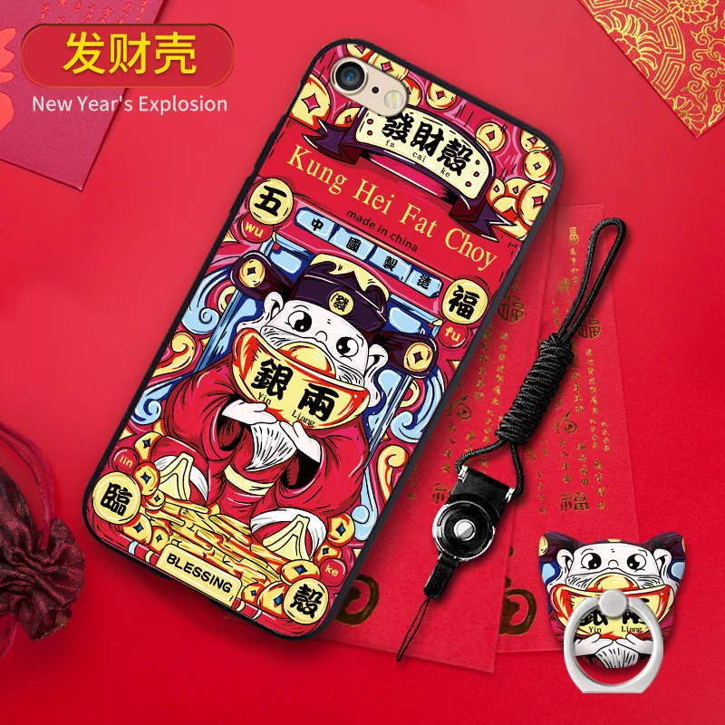 Силиконовый чехол для iPhone5s, мягкий чехол из ТПУ, полностью защитный чехол с мультяшным котом