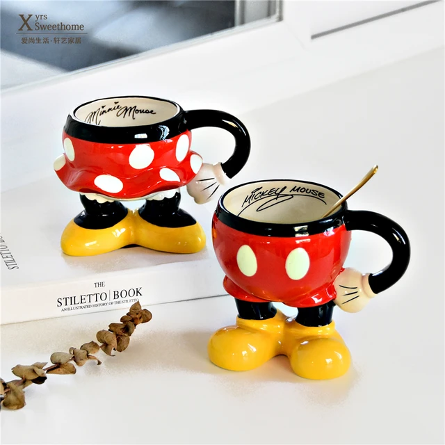$US $15.99 3D Hot Sale Cute Cartoon rat Cup Mug Mouse Cup Teacup Ceramic glass Couple Pair mug Children Cartoo