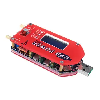 

15W USB Step UP Power Supply Module Boost Adjustable Converter Fan Speed Control Potentiometer with LCD Display