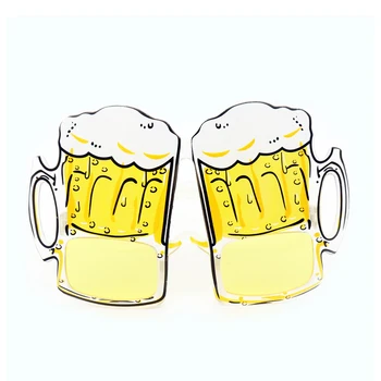 

New Hawaiian Beach Pineapple Sunglasses Yellow Beer Glasses HEN PARTY FANCY DRESS Goggles Funny Halloween Gift Fashion favor