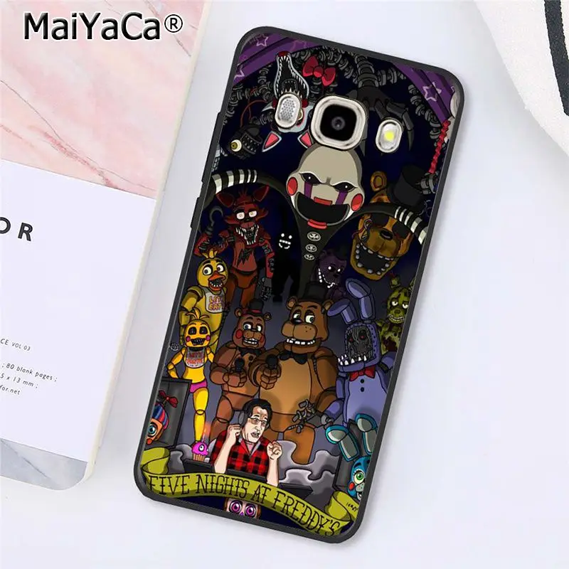 Чехол для телефона MaiYaCa five nights at freddy's fnaf freddy для samsung Galaxy J7 J6 J8 J4 J4Plus J7 DUO J7NEO J2 J5 Prime