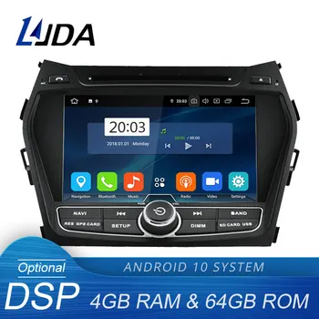 شراءLJDA أندرويد 10.0 مشغل أسطوانات للسيارة لشركة هيونداي IX45 سانتا في 2012 2013 2014 GPS نافي ستيريو 2 الدين راديو السيارة 4G + 64G الوسائط المتعددة DSP