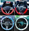 Car Steering Wheel Cover Universal Cartoon Mouse Plush Winter Round Lovely Bowknot Cute Ears Wholesale Car Interior Accessories ► Photo 1/6