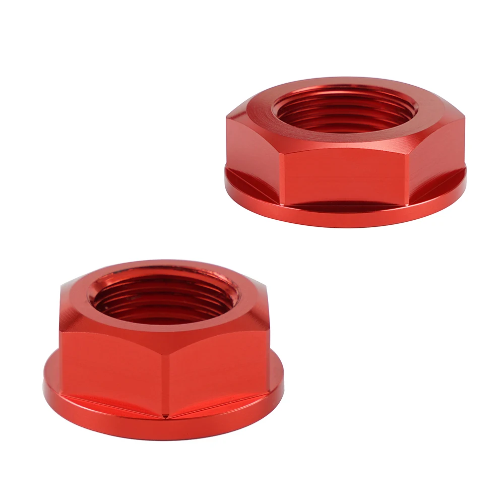 For Honda CRF 250R 450R 250RX 450RX 250X 450X 450L CRF50R  Front M16 Rear M22 Wheel Axle Nut Screw Motorcycle Accessories