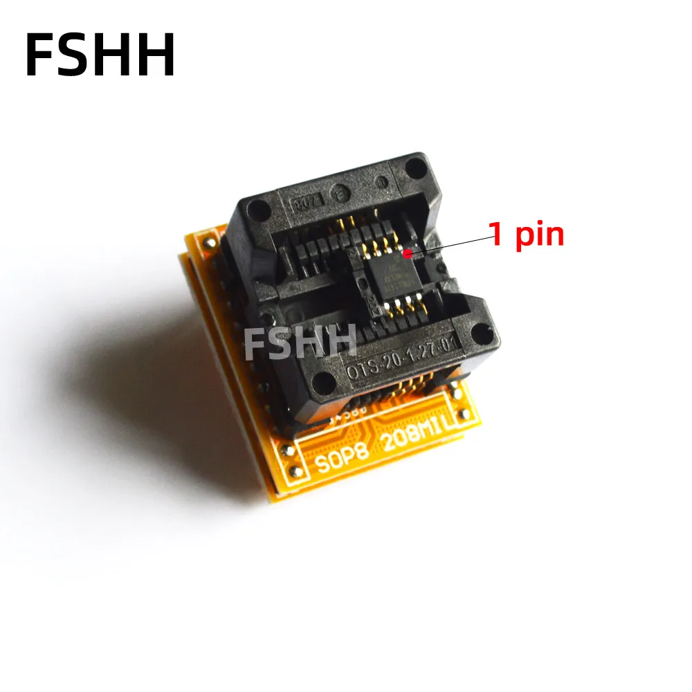 Программатор CH2015 + адаптер AVR SOP8 для чипа ATtiny13a tiny25 tiny26 tiny45 tiny84a tiny85|Промышленные
