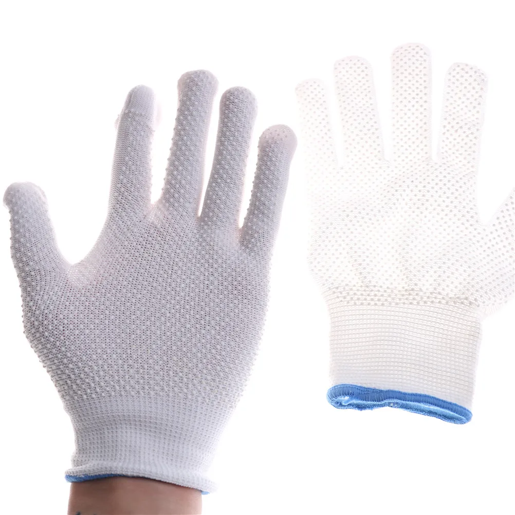 1Pair Heat Resistant Glove Hairdressing Finger Gloves Hair Straightener Perm Curling Hairdressing Heat Resistant Finger Gloves