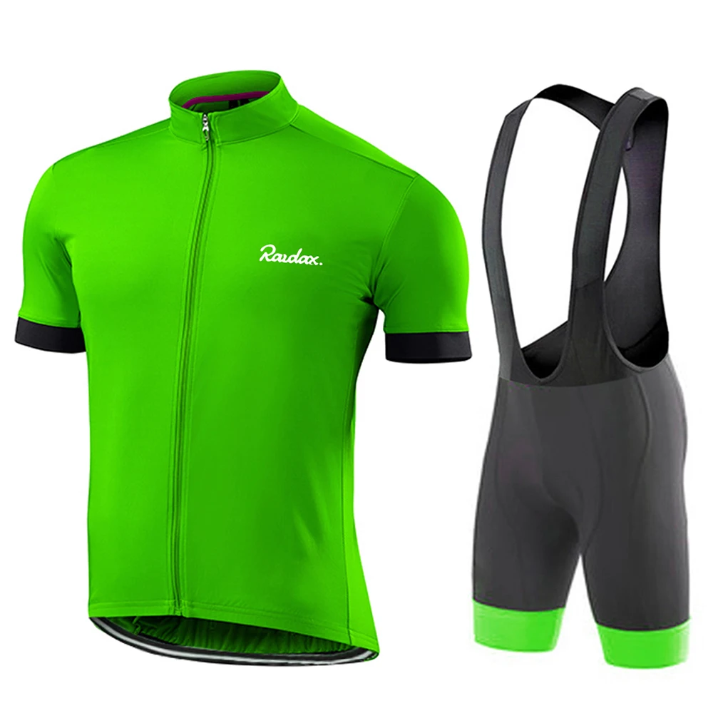 Cycling Jersey 2025 Team Raudax Men Cycling Set Racing Bicycle Clothing Suit Breathable Mountain Bike Clothes Sportwears 5