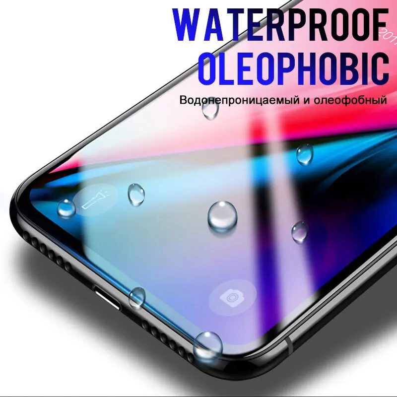 Закаленное защитное стекло для iPhone X XS 11 Pro Max XR защитное стекло из алюминиевого сплава для iPhone 6 6S 7 8 Plus 5 5S