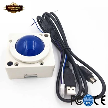 

2 Inch Round Trackball Mouse USB Connector for 60 In 1 Jamma Arcade Games Machine Accessories