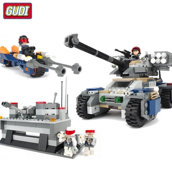 

Compatible Educational Building Blocks Fighter Tank Chariot Robot Aircraft Model Assemble Bricks Toy For Children Gift