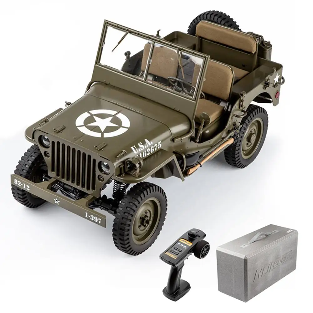 RTR FMS ROCHOBBY 1:6 1941 Willys MB Scaler Radio Controlled Car Waterproof Vehicle