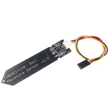 

10PCS/LOT Capacitive soil moisture sensor Not easy to corrode Wide voltage operation with Wire For arduino