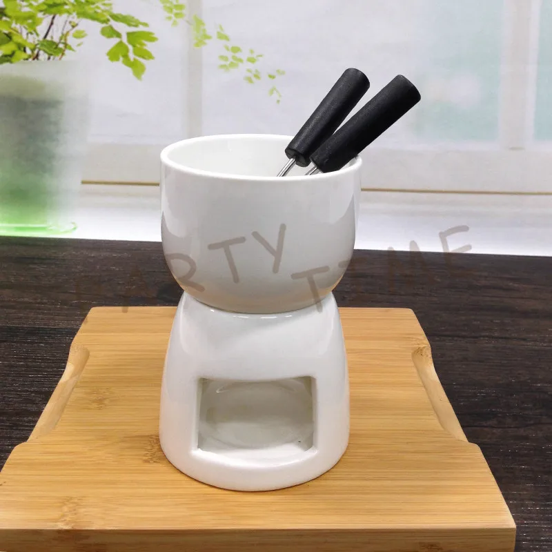 Mini Chocolate Fondue Set, Hightea Serving Fondue Pot, Mini Cheese Fondue -  AliExpress