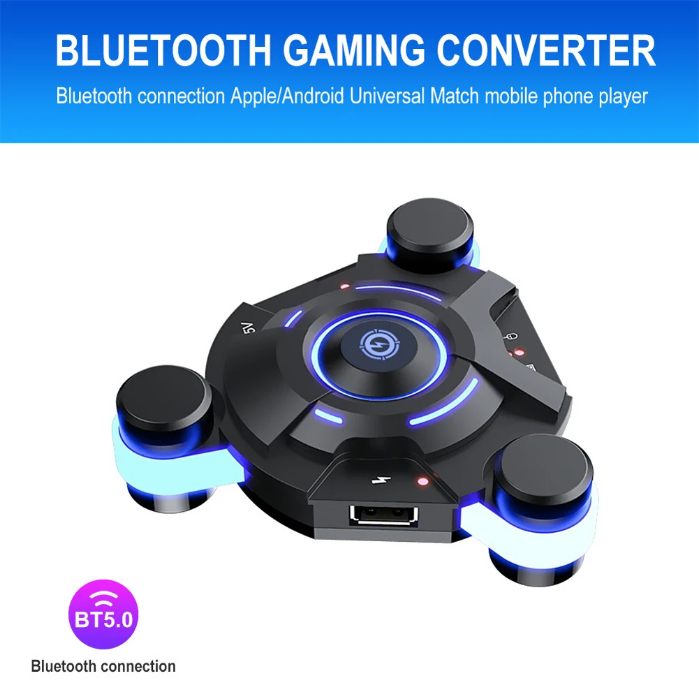  PUBG Mobile Gamepad Controller Gaming Keyboard Mouse Converter For Android ios Phone IPAD Bluetooth