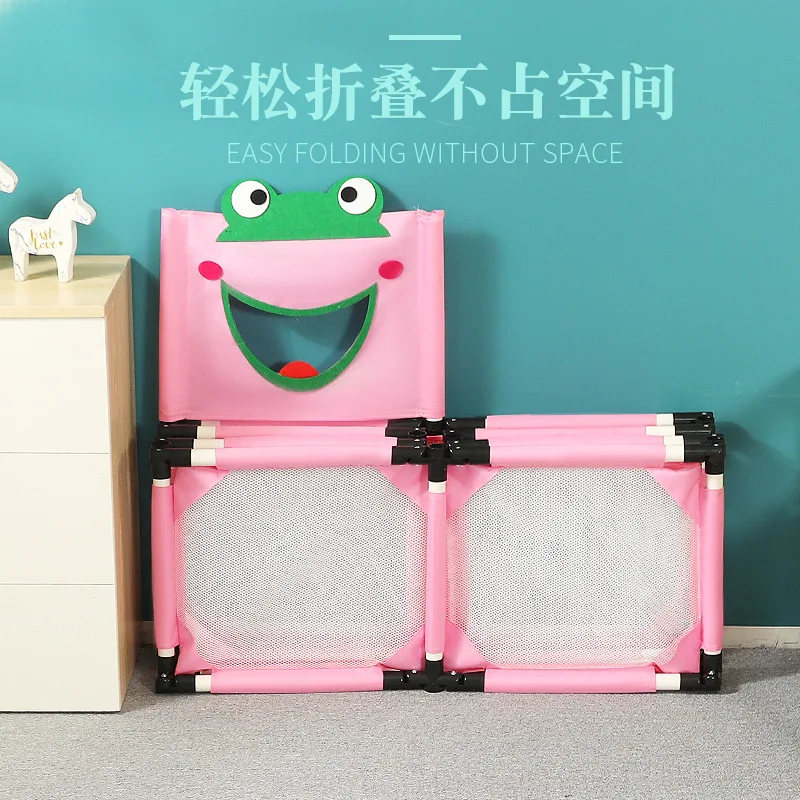 Детский манеж забор для детей полиэстер ткань barrera piscina de bolas para bebes cabane enfant одна кнопка складной Манеж 110*40 см