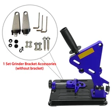 DIY подставка для угловой шлифовальной машины аксессуар Универсальный Мульти-угол регулируемая угловая шлифовальная машина резак поддержка чугунная база инструмент Аксессуары