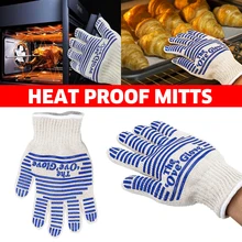 Перчатки для выпечки из силикагеля, перчатки для микроволновой печи, кухонная утварь, термостойкие силиконовые перчатки для защиты рук от ожогов, кухонные перчатки