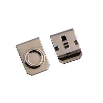 

50pcs/lot Precision Nickel Plated Spring Steel A AA CR2 CR123A Snap-On Button Battery Contact, Battery Clip