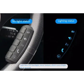 

New Universal Car Steering Wheel Remote Control Buttons Use Car Radio Android Dvd Gps Player Multi-Function Wireless Controller