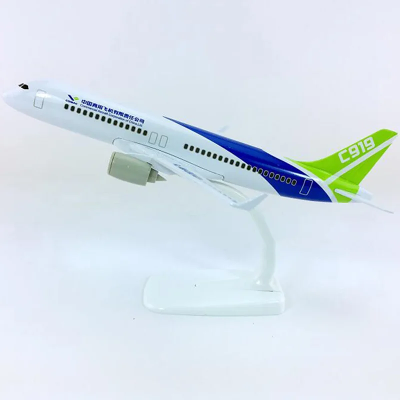 20-сантиметровый китайский грузовой самолёт 1/400 модель аэробука COMAC C919