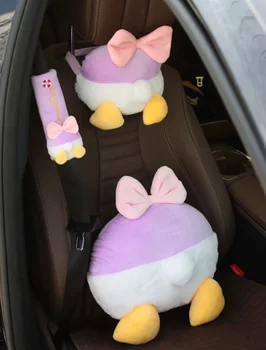 

Cartoon Plush Toy Duck Tissue Cover Car Chair Neck Pillow Belt Cover Birthday Gift #4713