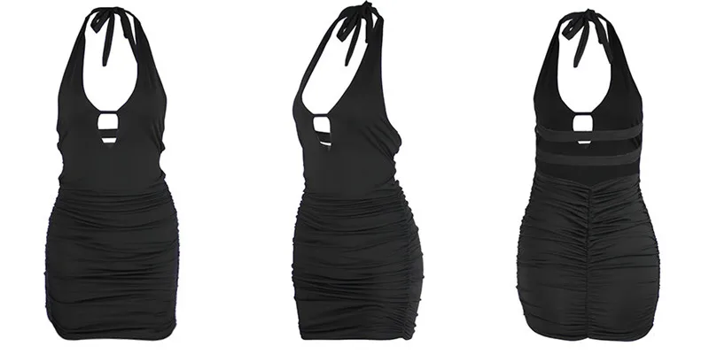 backless halter mini dress01