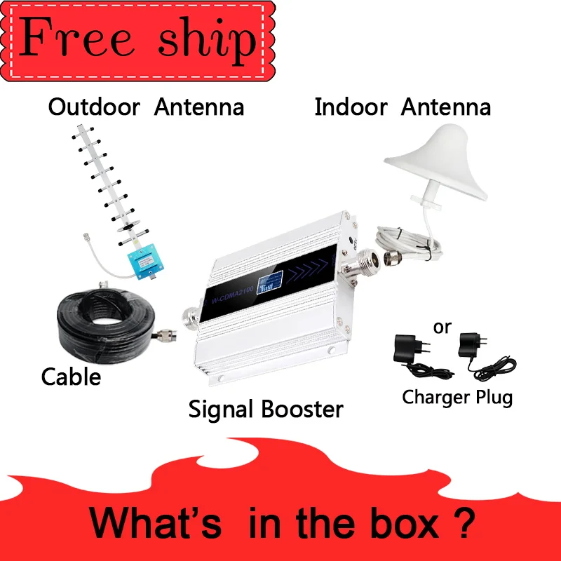 3g Amplifier WCDMA 2100 Mobile Signal Booster