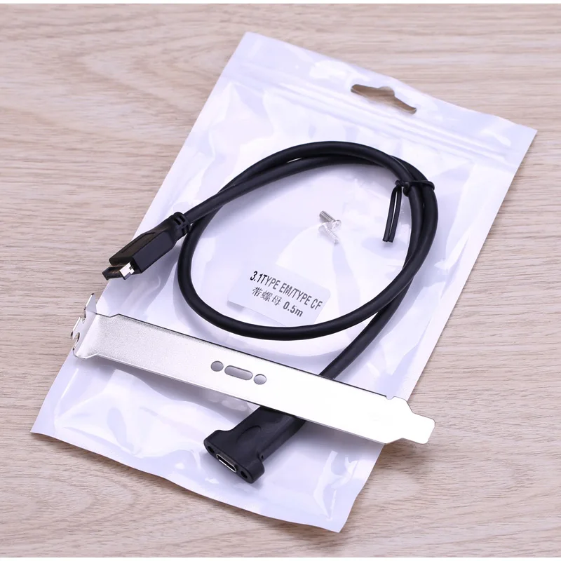 USB 3 1 разъем для передней панели типа E C расширения материнской платы с крепежным