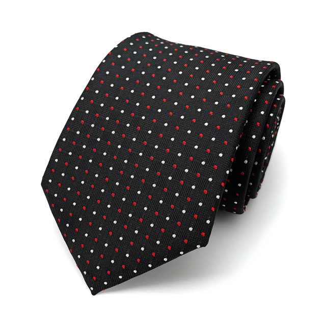 LOUIS VUITTON Neck tie silk ,white mix black Lv tie ,Lv necktie ( 8.5 cm)