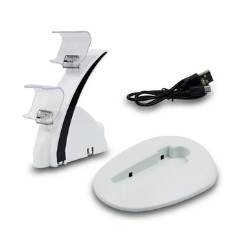 

Office Fast Charging Portable Home Dual Controller Charger Dock Station Game Console Bedroom USB Led Desktop For Playstation4