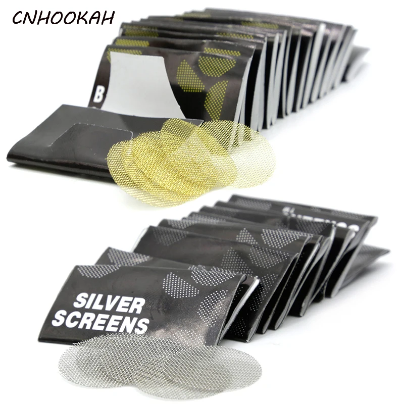 

CNHOOKAH 20 MM One Pack Of Five Tablets Shisha Filter Mesh Brass Grid Stainless Steel Network Hookah Accessories Party Gift