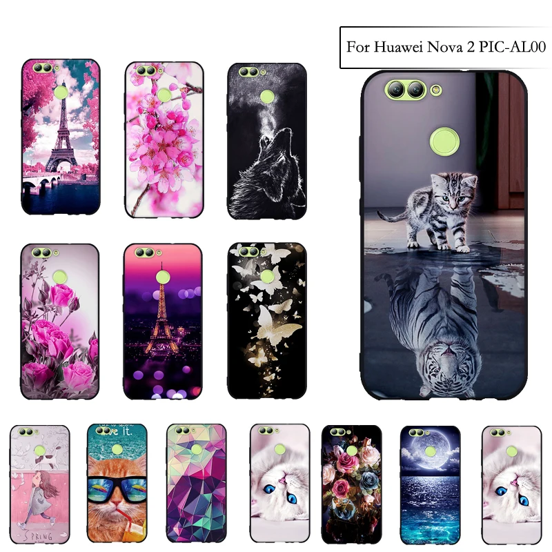 Soft Case for Huawei Nova 2 PIC-AL00 Cover Funda TPU Silicone Coque Bags | Мобильные телефоны и аксессуары