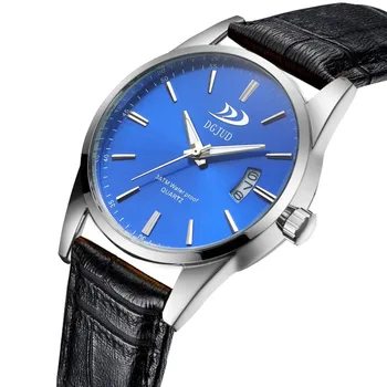 

Top Brand Luxury Quartz Watch Men Sports Watches Quartz Clock Brown leather Wrist Watch Clock Relogio Masculino